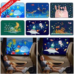 New Magnetic UV Protect Curtain Side Window Sunshade Cover Universal Car Sun Shade Cover for Baby Kids Cute Cartoon Car Styling
