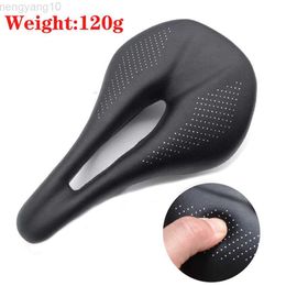 Bike Saddles Full Carbon Bicycle Saddle MTB/Road Bike Saddles Ultralight Breathable Comfortable Seat Cushion 120g HKD230710