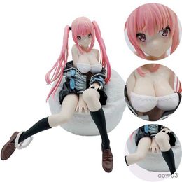 Action Toy Figures 18CM MIYU Anime Two-dimensional Girl Figure Sitting Position Sexy Desktop Decorative Model Dolls Toy Collect Boxed Ornaments R230710