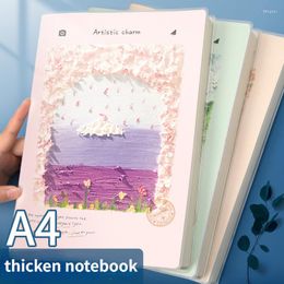 Thicken 400 Pages Notebook Journal Diary Agenda Planner Kawaii Plastic Cover Waterproof Design Notepad School Stationery