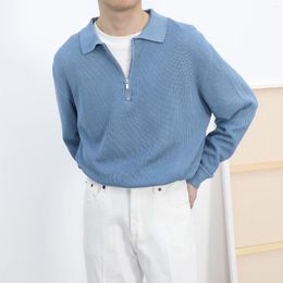 Men's Sweaters Fashion Casual Knitting V-neck Pullover Spring And Winter Male Knitwear High Quality Jumpers Clothes M68