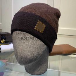 BeanieSkull Caps Mens Beanie Designer Knitted Hat Winter Skull Caps Snapback Fitted Unisex Cashmere Plaid Letters Luxury Casual Outdoor Fashion 15 colo J230710