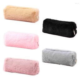 For Creative Plush Pen Bag Pencil Cosmetic Zippered Multipurpose Travel Storage Students Wome