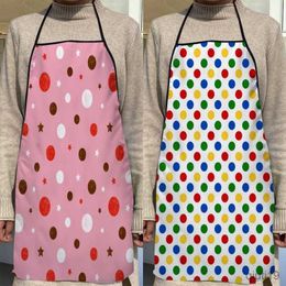 Kitchen Apron New Arrival Wave Point Art Apron Kitchen Aprons For Women Oxford Fabric Cleaning Home Cooking Accessories Apron R230710