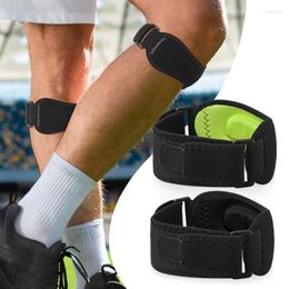 Knee Pads Patella Tendon Strap Adjustable Support Brace With Silicone Pad For Running Hiking Football