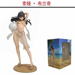 Action Toy Figures 25cm Figure Shining Resonance Sonia Summer Princess Action Figure Toy Anime Statue Collectible Model Doll Gift