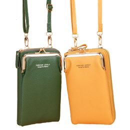 Evening Bag s Handbag Cell Phone Purse Shoulder Bag Female Luxury Ladies Wallet Clutch PU Leather Crossbody for Women 230710