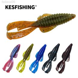 Baits Lures KESFISHING Lures New Rage Bug Craw 4" Pesca Fishing Soft Baits Leurre souple Bass Fishing Wild Crawfish Shrimp Attractant Smell HKD230710