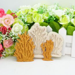 Baking Moulds Coral Seaweed Resin Silicone Mold Dessert Lace Decoration Kitchen Tools DIY Cake Chocolate Pastry Fondant