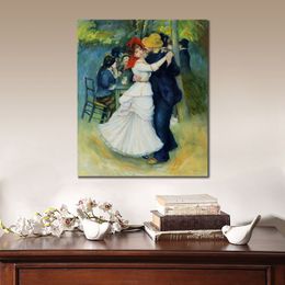 Modern Landscape Canvas Wall Art Dance at Bougival Art Pierre Auguste Renoir Paintings Handmade High Quality