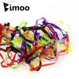 Baits Lures Bimoo 10bags 2M*3mm 2M*4mm Mix Colour Scud Back Stretch Shrimp Nymph Backing Tape Nymph Thin Skin Body Wrap Fly Tying Material HKD230710