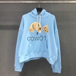 Men's Hoodies Sweatshirts New sale fashion hoodie Broken Bear sweatshirt Teddy Bear Trendy Terry Explosion Sweater style Men and Women Size S-XL J230710