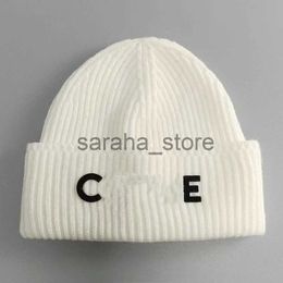 Beanie/Skull Caps Designer brand men's beanie hats women's autumn and winter new classic letter C outdoor warm all-match knitted hats J0710