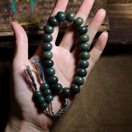 Plates Substitute Male Seed Bracelet White Jade Bodhi Color Change Root Gradient Buddha Beads Leather Pan Yin Old Grape F