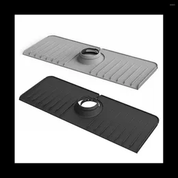 Table Mats Faucet Mat Handle Drip Catcher Tray Flexible Sink Splash Behind For Kitchen Counter Bathroom