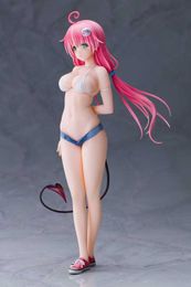 Action Toy Figures 22cm To Love Anime Figure Deviluke Action Figure Sexy Swimming Clothes Collectible Model Toys Doll