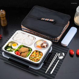 Dinnerware Sets MICCK Thermal Insulation Lunch Box Eco-Friendly Bento With Tableware Container Compartments Leakproof Not Mixed