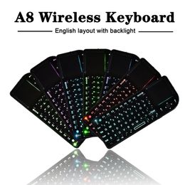 A8 2.4G Wireless Keyboard Air Fly Mouse Original Mini Handheld Touchpad Keyboard for Smart TV for Android tv PC Laptop