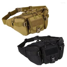 Outdoor Bags Portable Men's Tactical Waist Bag Pack Military Camo Waterproof Hip Belt Pouch For Hiking Climbing 2023