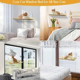 Foldable Cat Window Perch, Foldable Hammock Hanging Cat Nest Cat Bed Window Cat Hammock