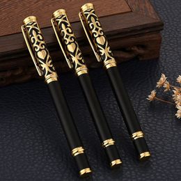 Ballpoint Pens Selling Brass Copper Roller Pen Business Men Gift Signature Writing Buy 2 Send 230707