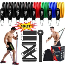 Resistance Bands Yoga Resistance Bands Set Bodybuilding Elastic Bands Latex Pull Rope Exercise Fitness Bands Home Gym Strength Training Expander HKD230710