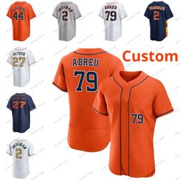 2023 All Star Baseball Jersey Bryan Abreu 79 Jose Abreu Jose Altuve Verlander Yordan Alvarez Alex Bregman Carlos Correa Rafael Montero Hector Neris Framber Valdez