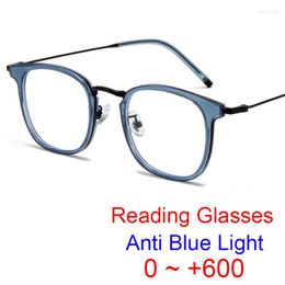 Sunglasses Woman Designer Fashion Reading Glasses Unisex High Quality Transparent Blue Eyeglasses Computer Presbyopia Eyewear