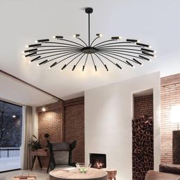 Chandeliers Nordic Minimalist Creative Living Room Post-modern Personality Restaurant Villa Light Art Decoration Designer Lamps