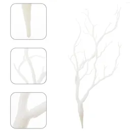 Decorative Flowers 4 Pcs The Witch Plastic Branches Dried Tree Twigs Table Simulation Fake Vase Artificial Stem Decors Props