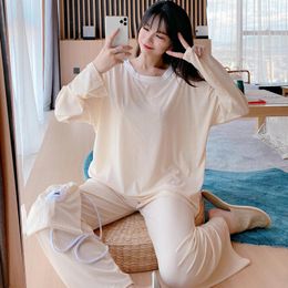 Women's Sleepwear Ladies Pyjamas Elastic Thread Loose Home Service Suits Simple Fashion Underwear Pregnant Women Nightwear