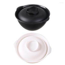 Bowls Microwave Ramen Bowl Instant Noodle With Lid Covered Design Cook Soup Container Binaural Handle Organiser Supply