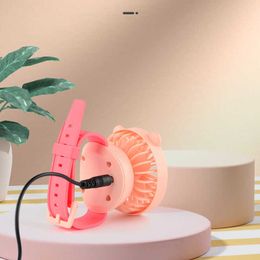 Electric Fans Cameras Watch small fan Mini cute portable wrist electric fan small student rechargeable creative Bracelet fan