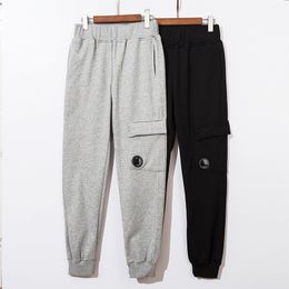 Mens Pants Jogger Stretch Loose Pocket Sweatpants Trend British Style Zipper Outdoor Sports Casual High Street Trousers CP Bc