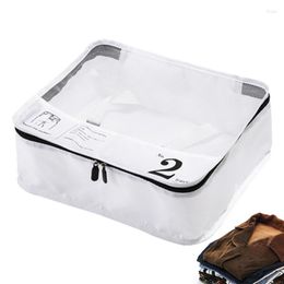 Storage Bags Dustproof Luggage Packing Organizer High Quality Polyester Lightweight Waterproof Cube For Travel