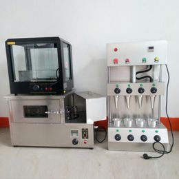 LINBOSS Pizza Cone machine Equipment Commercial Industrial Electric Pizza Oven Machine And Display case Price
