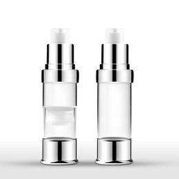 15ml plastic airless cosmetic pump bottles empty 05oz Eye Serum bottle with airless pumps LX8230 Ukdve