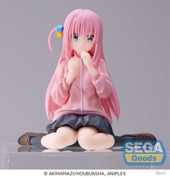 Action Toy Figures Anime Lonely Rock Goto Doku Figure Sitting Posture Pink Jacket Model Toys Gift Collection Desktop Ornaments 8CM