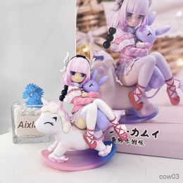 Action Toy Figures 14cm Miss Maid Anime Figure Kannakamui Figurine Statue Decoration Collectible Model Ornament Toy R230710