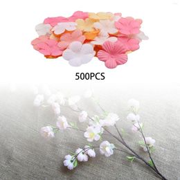 Decorative Flowers Artificial Craft Fake Flower Heads 500Pcs Mini Silk Petal