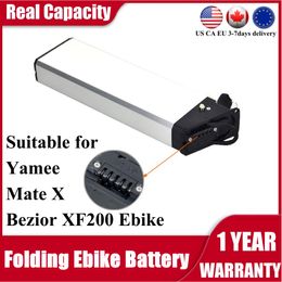 52V Ebike Battery Folding Electric Bike Battery DCH-009 48V17.5Ah 500W 750W suitable for Bezior XF200 Yamee Mate X Electric Bicycle