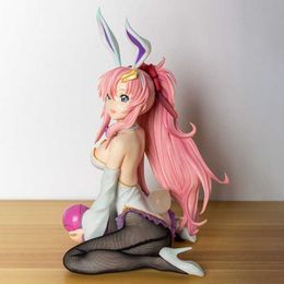 Action Toy Figures Anime Mobile Suit SEED Lacus Bunny Girl Scale Action Figure FREEing Anime Sexy Figure Model Toy Doll Gift