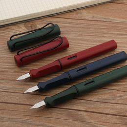 Fountain Pens Posture Correction M20 Pen Plastic Frosted Blue Red Green EF F Nib Stationery Office School Supplies Writing Gift 230707