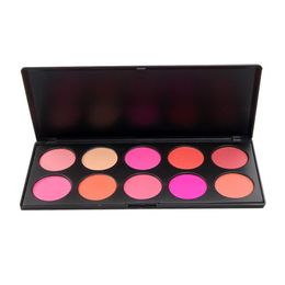 Blush Dhs New Professional Palette 10 Colours Makeup Cosmetic Make Up Blusher Powder Set With Logo Drop Delivery Health Beauty Face Dh4Ni