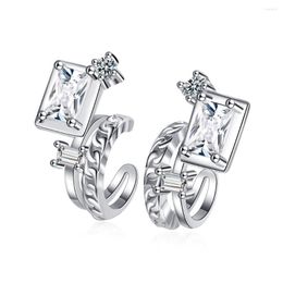 Dangle Earrings Zircon Ear Clip No Need Piercing Stylish Unique For Men And Women Fashion