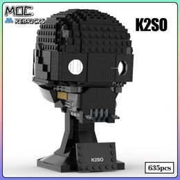 Blocks MOC Star Movie Series K2SO the Sassiest Droid Building Block Model Bricks Sets DIY Collection Commemoration Toy Christmas Gift 230710