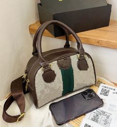 All-match bowling bag fashion trend print single shoulder crossbody female bag manufacturers direct supply