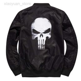 Men's Jackets Spring Bomber Jacket Men Skull Printed US Army Military Windbreaker Autumn MA1 Men's Clothing Plus Big Size 5xl 6xl 7xl 8xl HKD230710