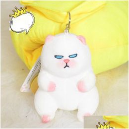 Plush Dolls Cat Doll Toy Children Lazy Keychain Pendant Female Wholesale Drop Delivery Toys Gifts Stuffed Animals Dhgrw