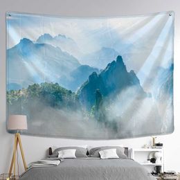 Tapestries Fantasy Forest Tapestry Forest Scenery Divination Mythology Cloth Backdrop Beach Mat Dorm Home Decor R230710
